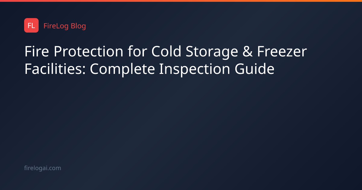 Fire Protection for Cold Storage & Freezer Facilities: Complete ...